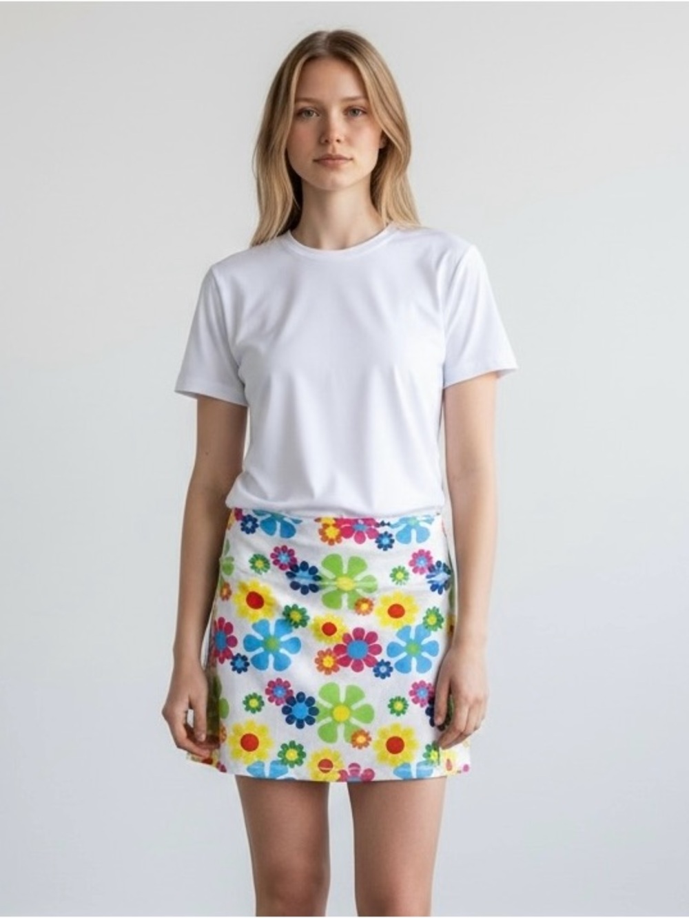 ReadyGulf Flower Power Ladies Active SKORT‎ Multi Floral Print Women's